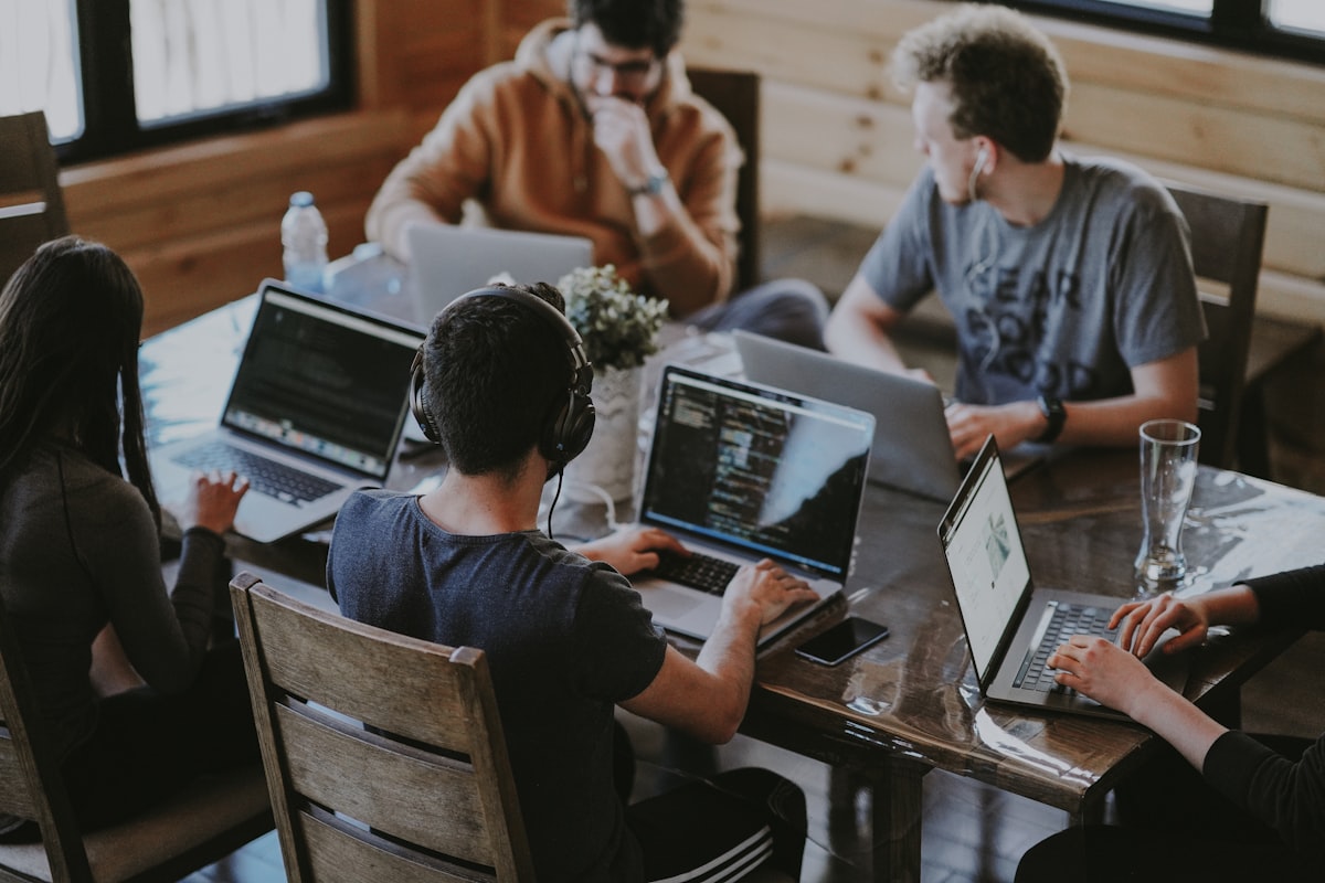 Collaborative team working on PropertyPath PropTech product